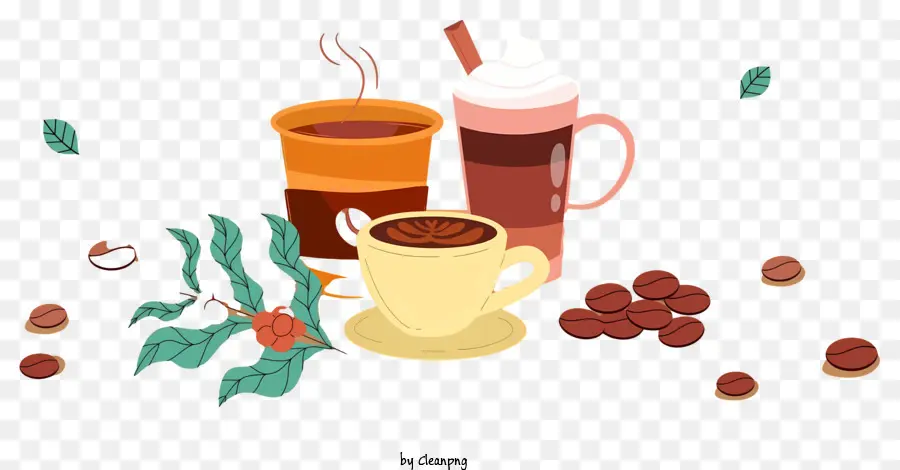 Café，Chocolate Caliente PNG