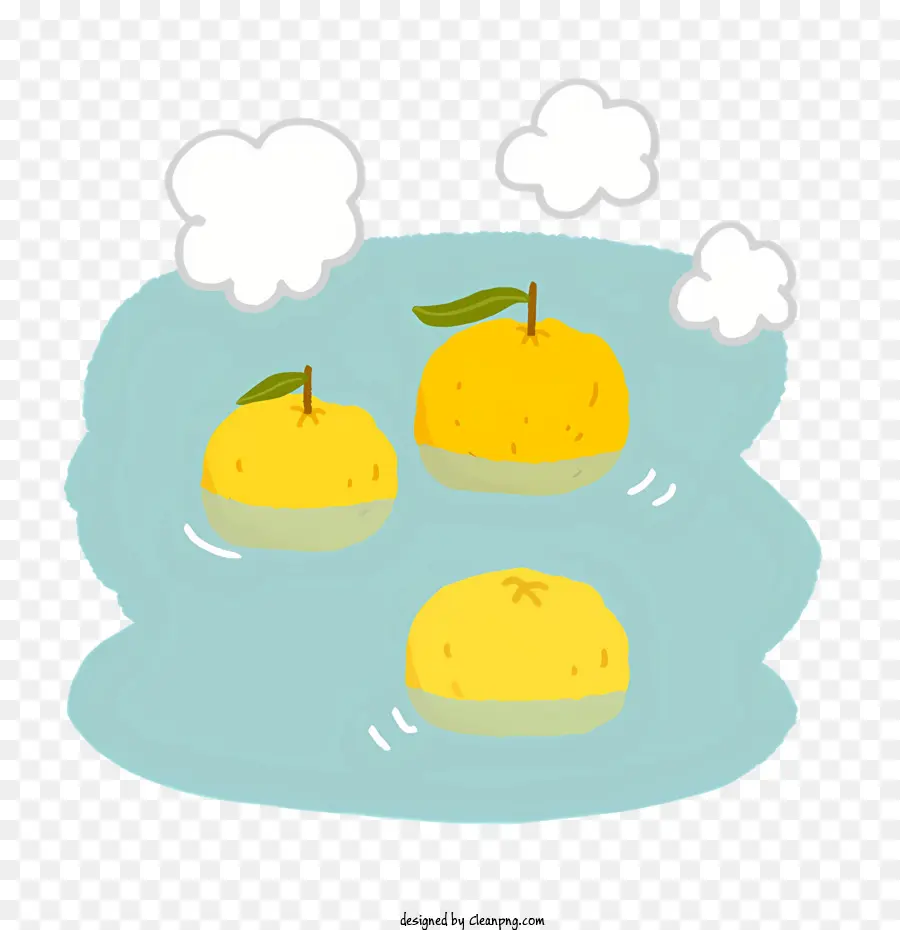 Dibujos Animados，Frutas Flotantes PNG