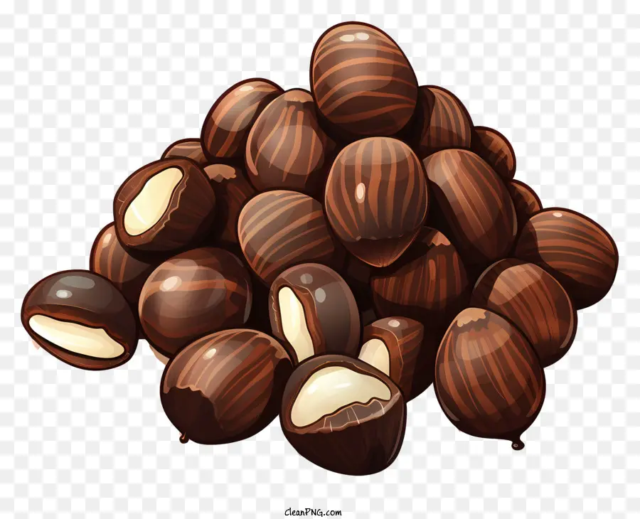 Cubiertas De Chocolate De Cualquier Día，Avellanas De Chocolate PNG