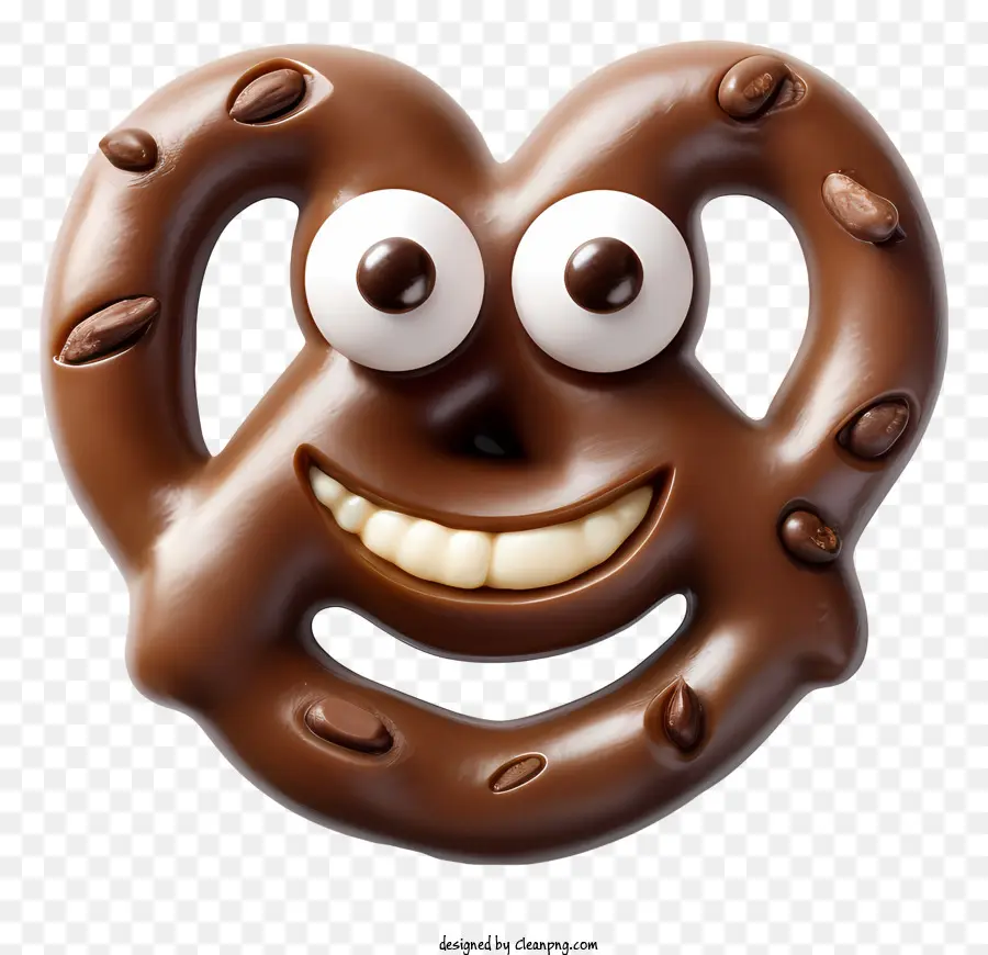 Cubierto De Chocolate Cualquier Día，Pretzels De Chocolate PNG