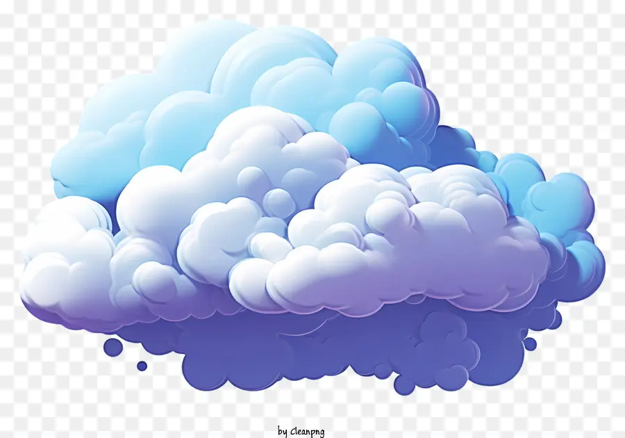 De Dibujos Animados En La Nube，Nube Generada Por Computadora PNG