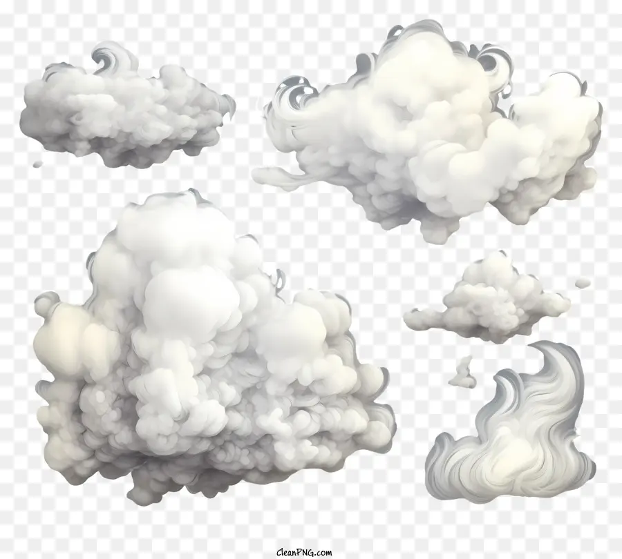 Nube Abstracta，Nubes PNG