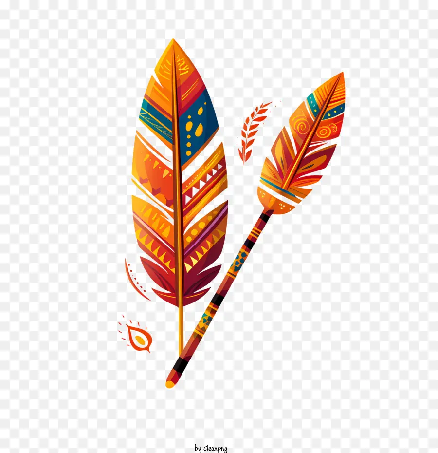 Indio De Flecha，Pluma PNG