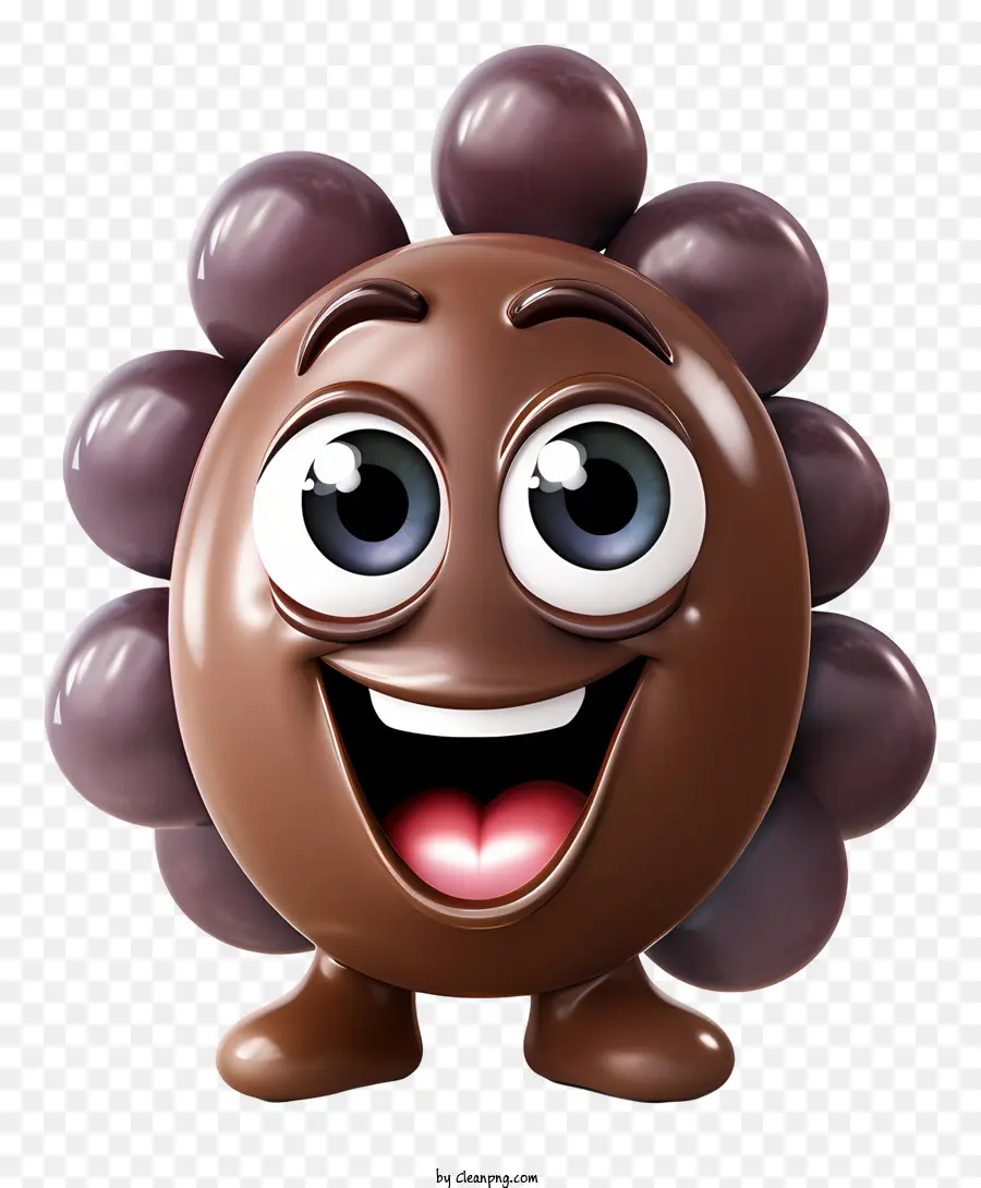 Cubierto De Chocolate Cualquier Día，Personaje De Chocolate PNG