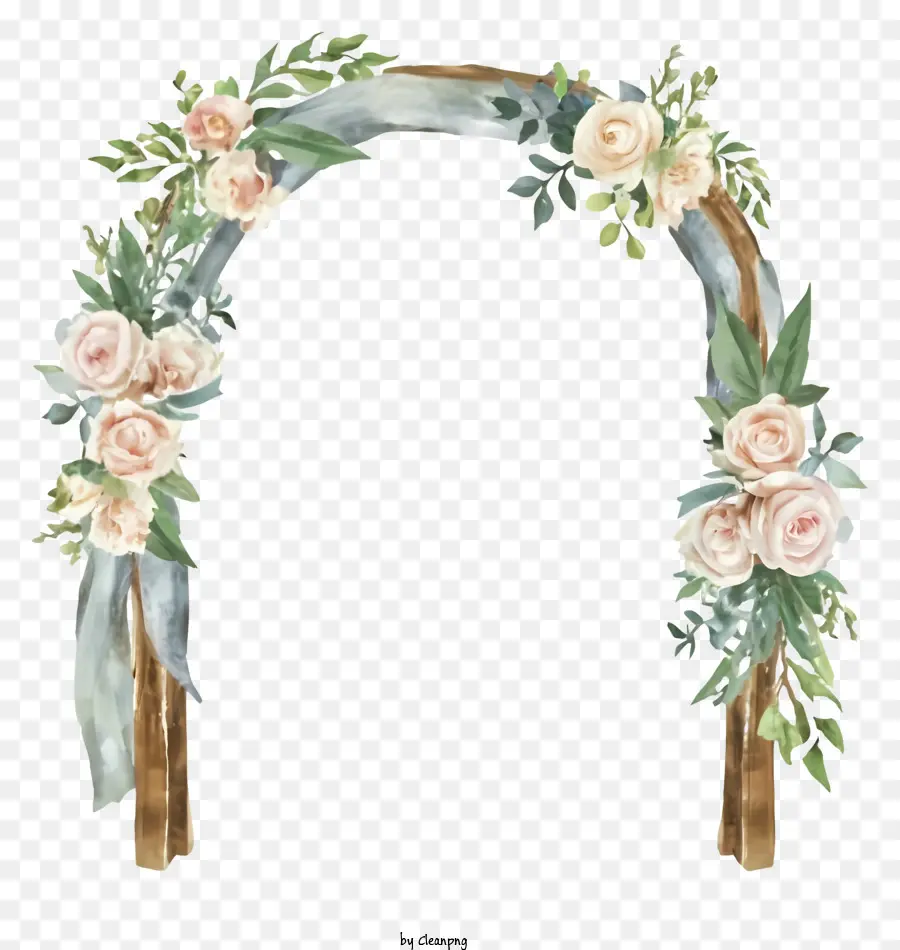 La Historieta，Arco De Arco Floral PNG