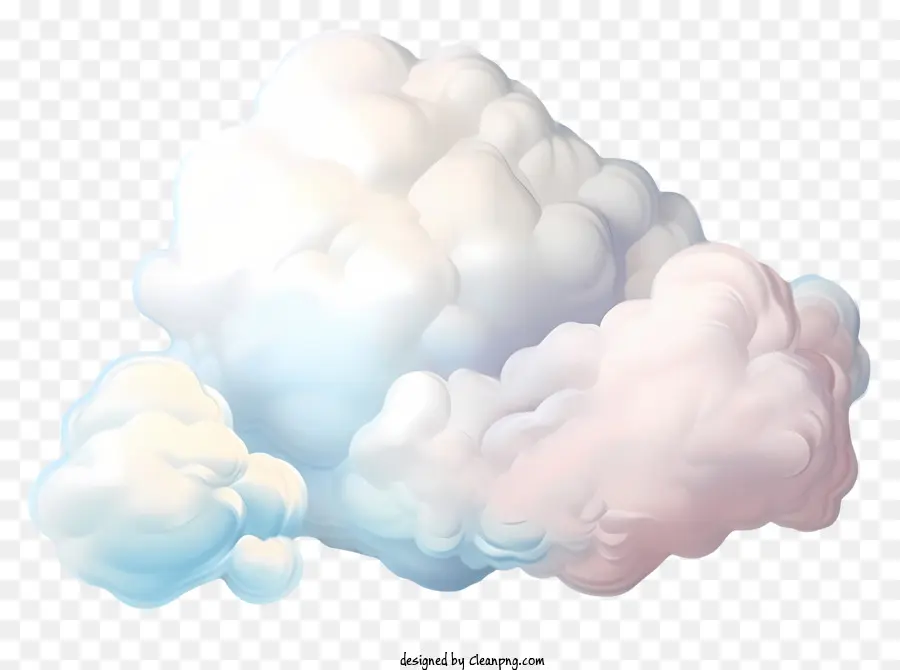 Nube Pastel，Nubes Coloridas PNG