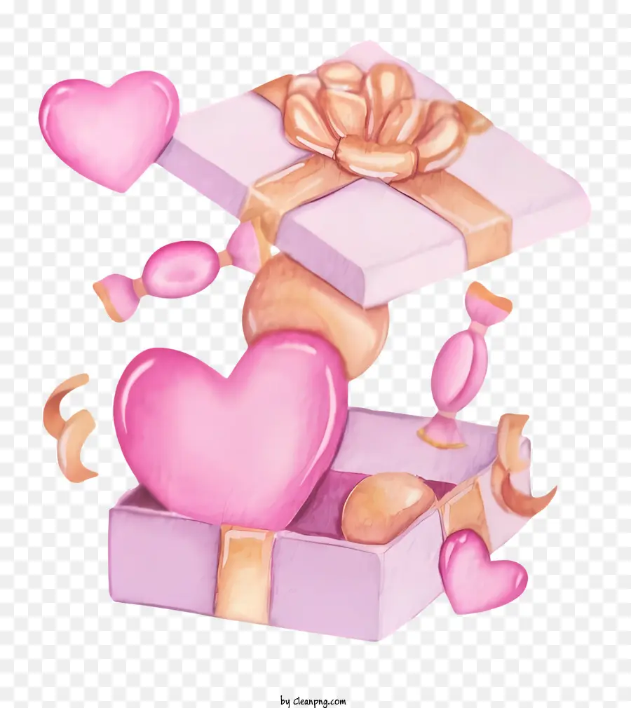 Valentine，Heartshaped Cuadro PNG