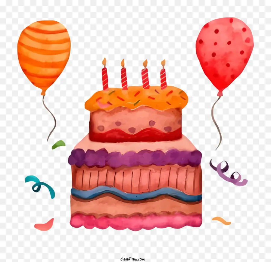 Cumpleaños，Torta De Cumpleaños PNG