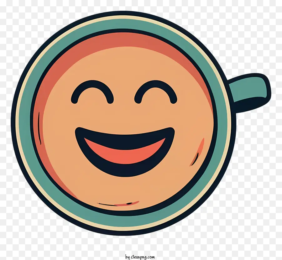 Dibujos Animados，Taza Sonriente PNG