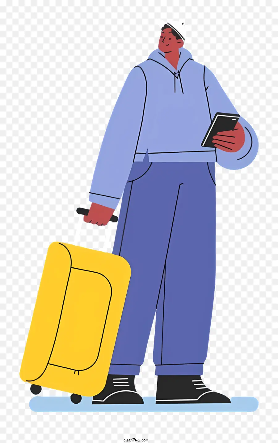 Viajar，Viajero Con Maleta PNG