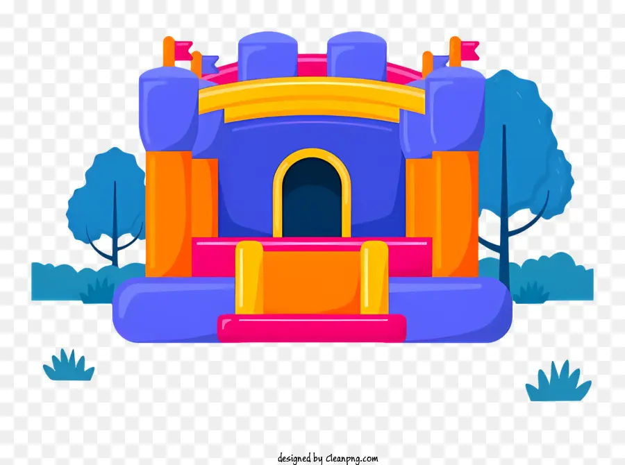 Casa De Rebote，Castillo Inflable PNG