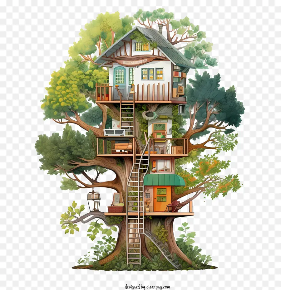 La Casa Del árbol，La Casa En El árbol PNG