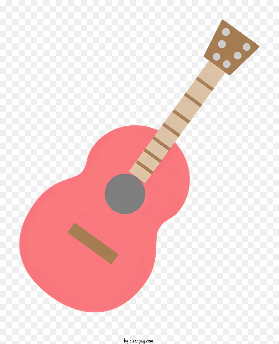 Dibujos Animados，Guitarra Roja PNG