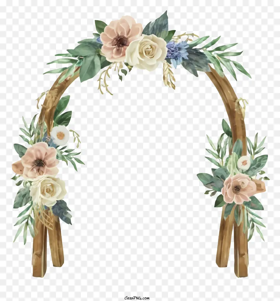 La Historieta，Arco De Arco Floral PNG