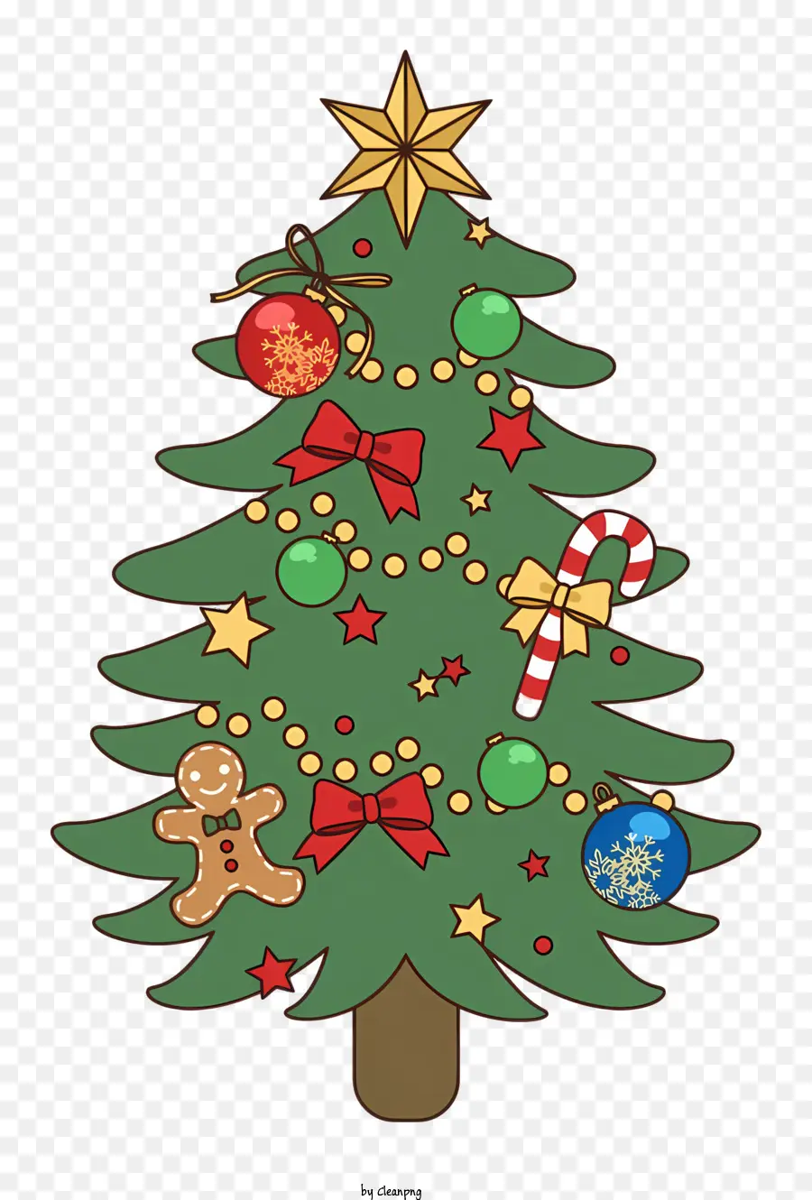 La Historieta，árbol De Navidad PNG