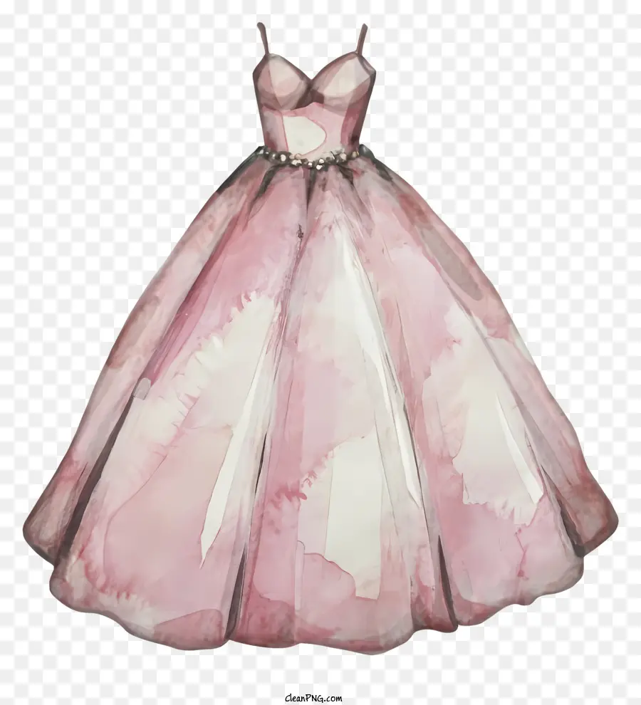 La Historieta，Vestido De Color Rosa PNG