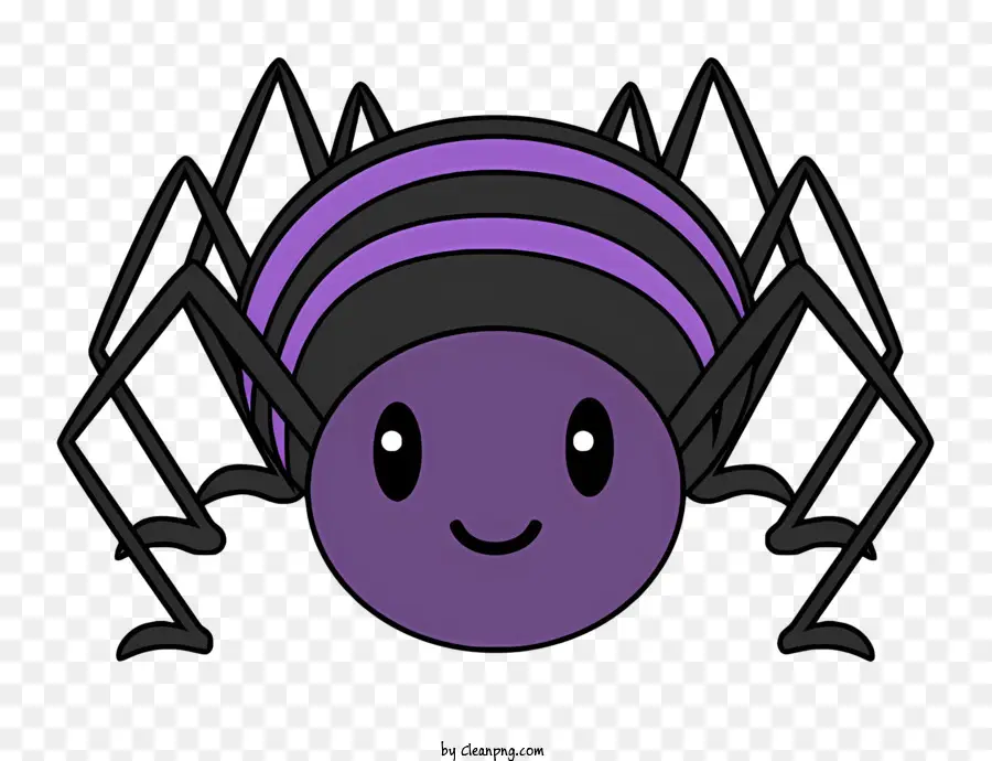 Dibujos Animados，Araña Morada PNG