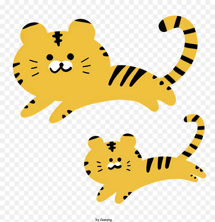 Dibujos Animados，Tigres PNG