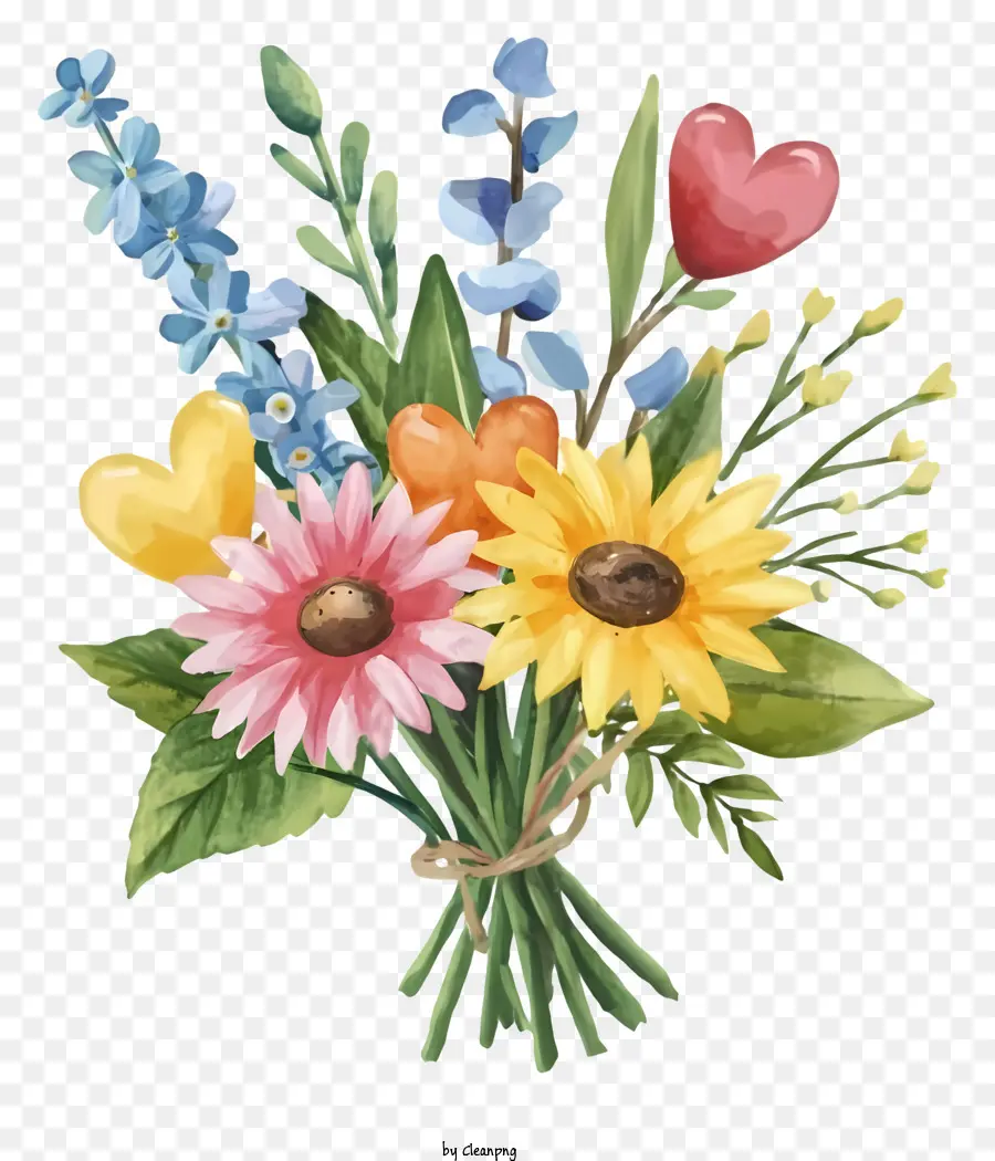 La Historieta，Bouquet Of Flowers PNG