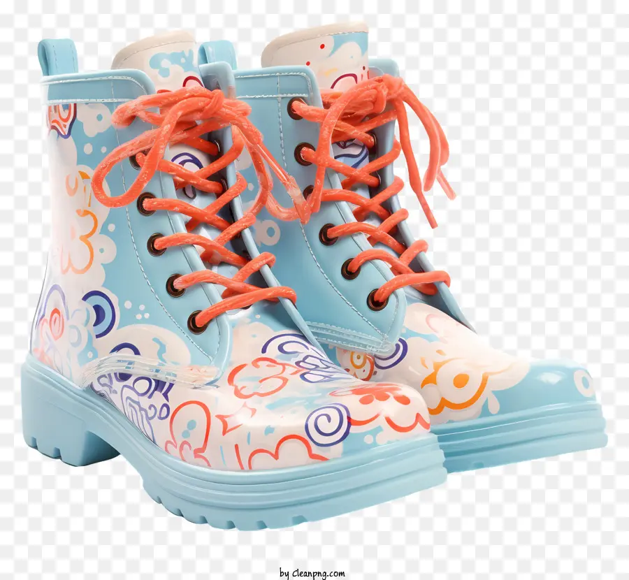 Botas De Invierno，Botas Estampadas PNG