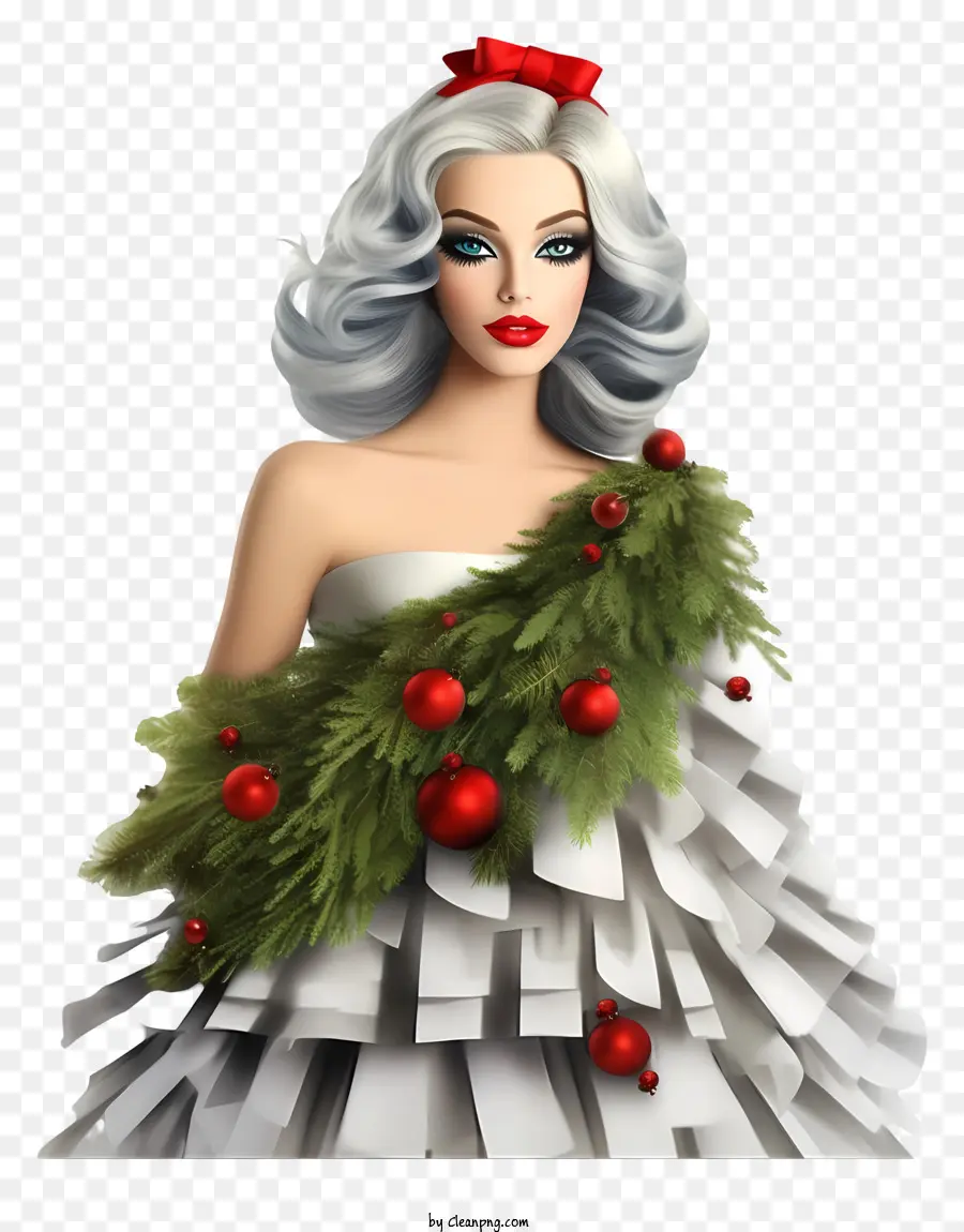 Estilo Isométrico，Maquillaje De Navidad PNG