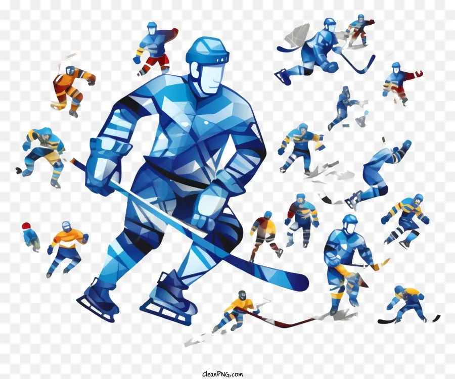 Hockey Sobre Hielo，Los Jugadores PNG