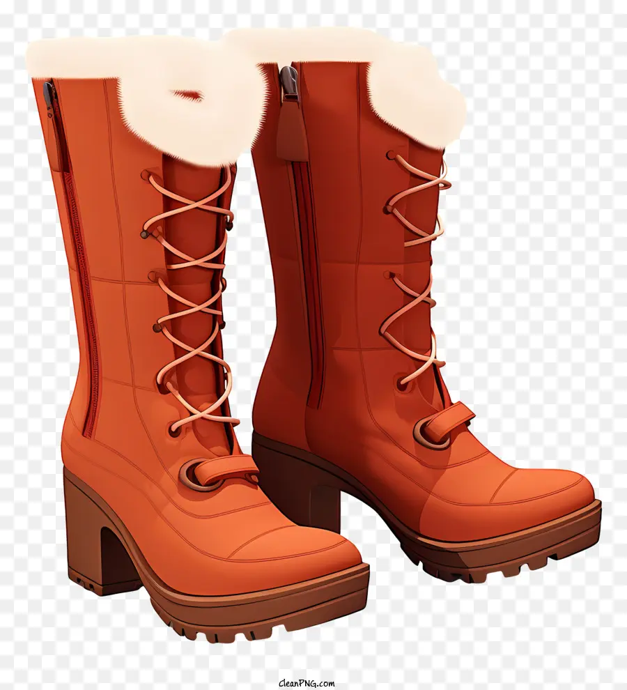 Botas De Invierno Planas，Botas PNG