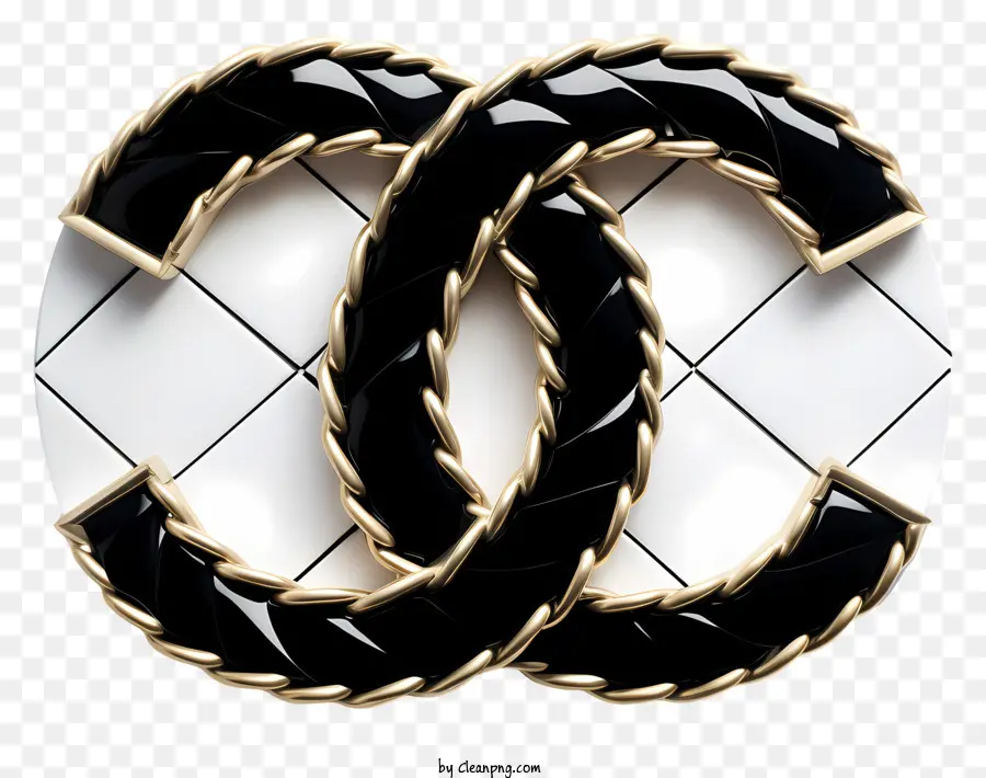 Logotipo De Chanel，Diseño En Blanco Y Negro PNG