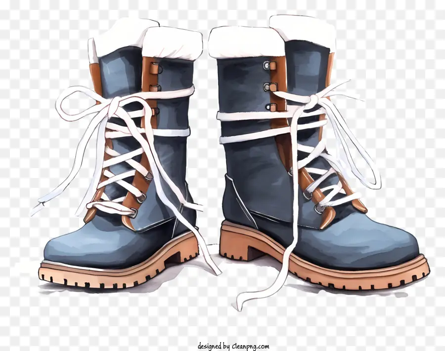 Boceto De Botas De Invierno，Botas De Invierno PNG