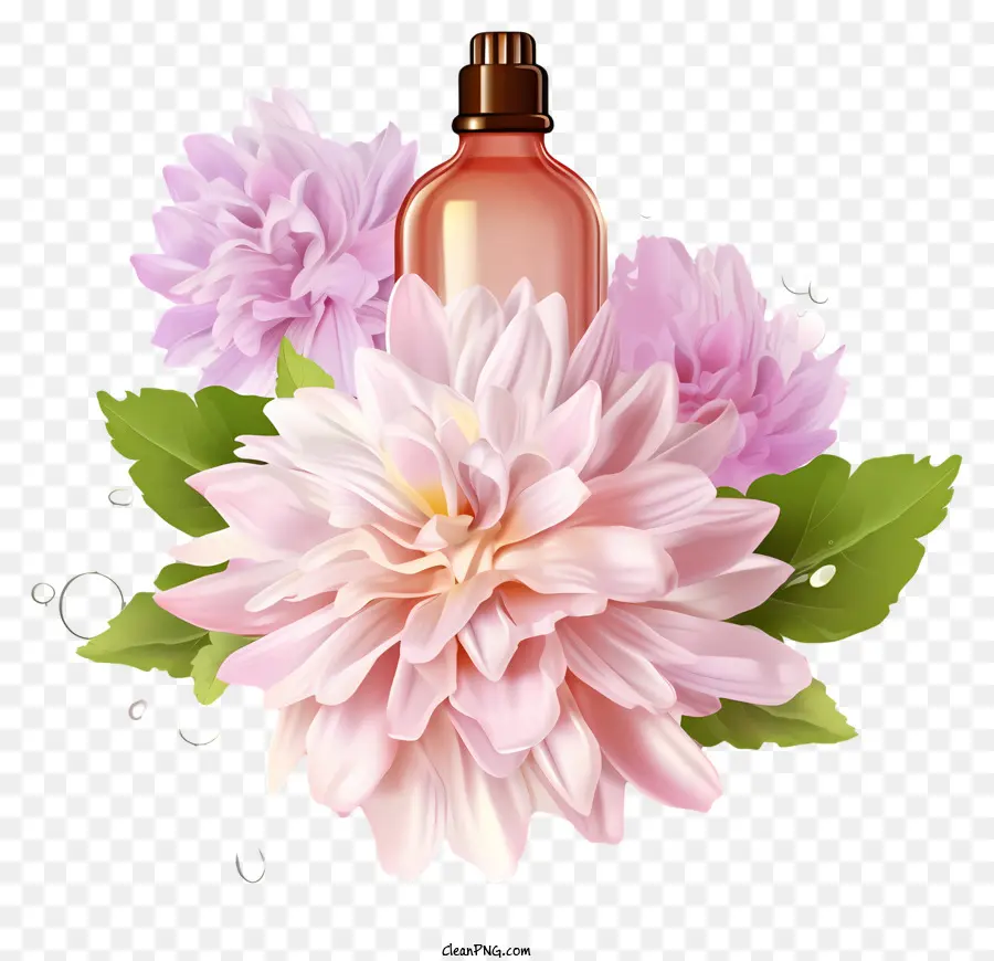 Terapia Realista De Esencias De Flores 3d，Perfume PNG