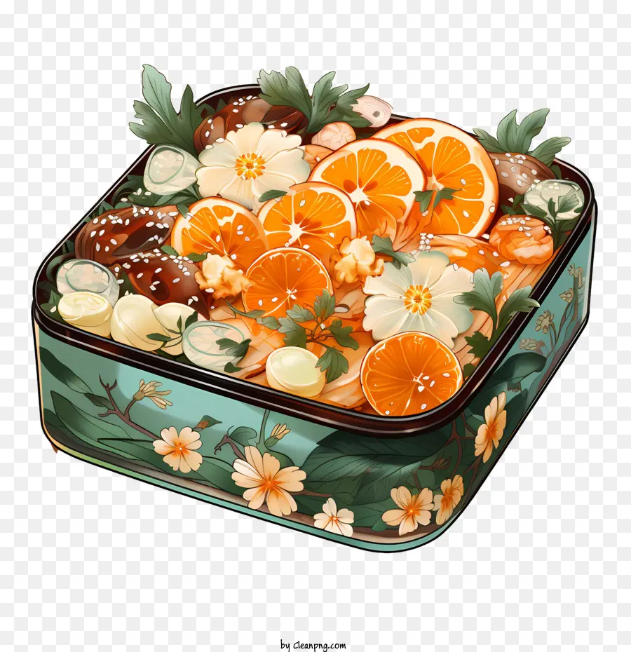 Caja Bento，Keywords PNG