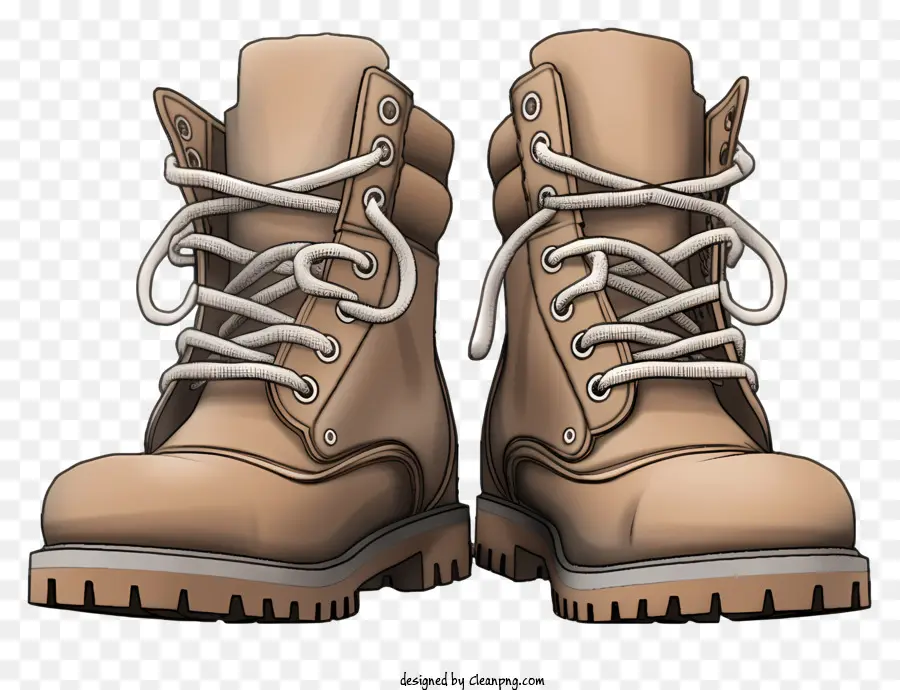 Botas De Invierno Realistas，Botas De Montaña Blancas PNG