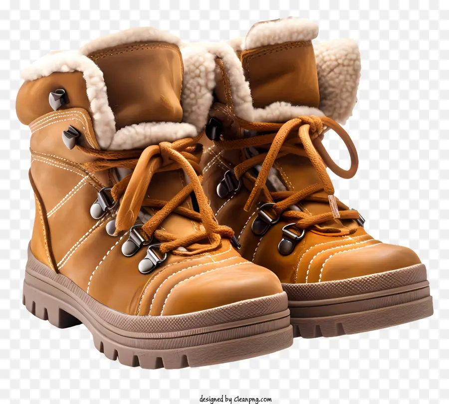 Botas De Invierno，Botas De Cuero PNG