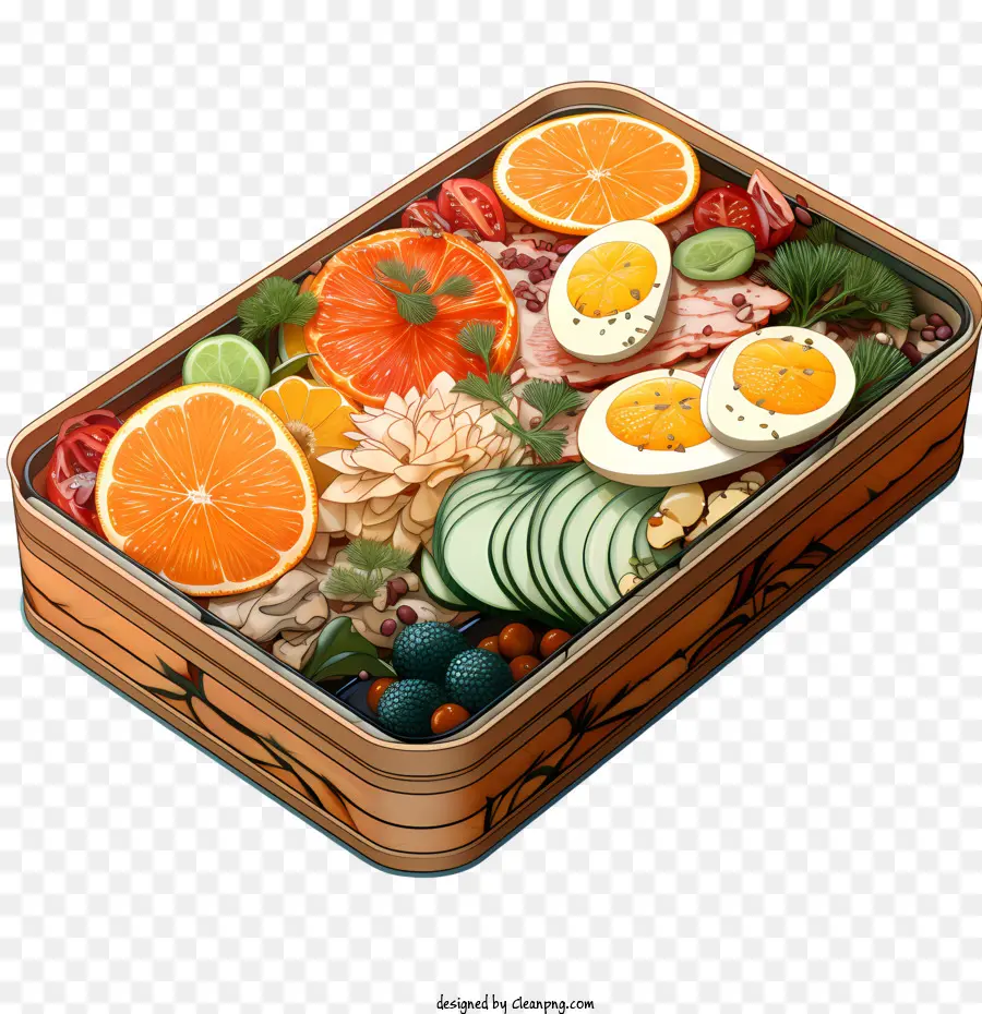 Caja Bento，Plato De Verduras PNG