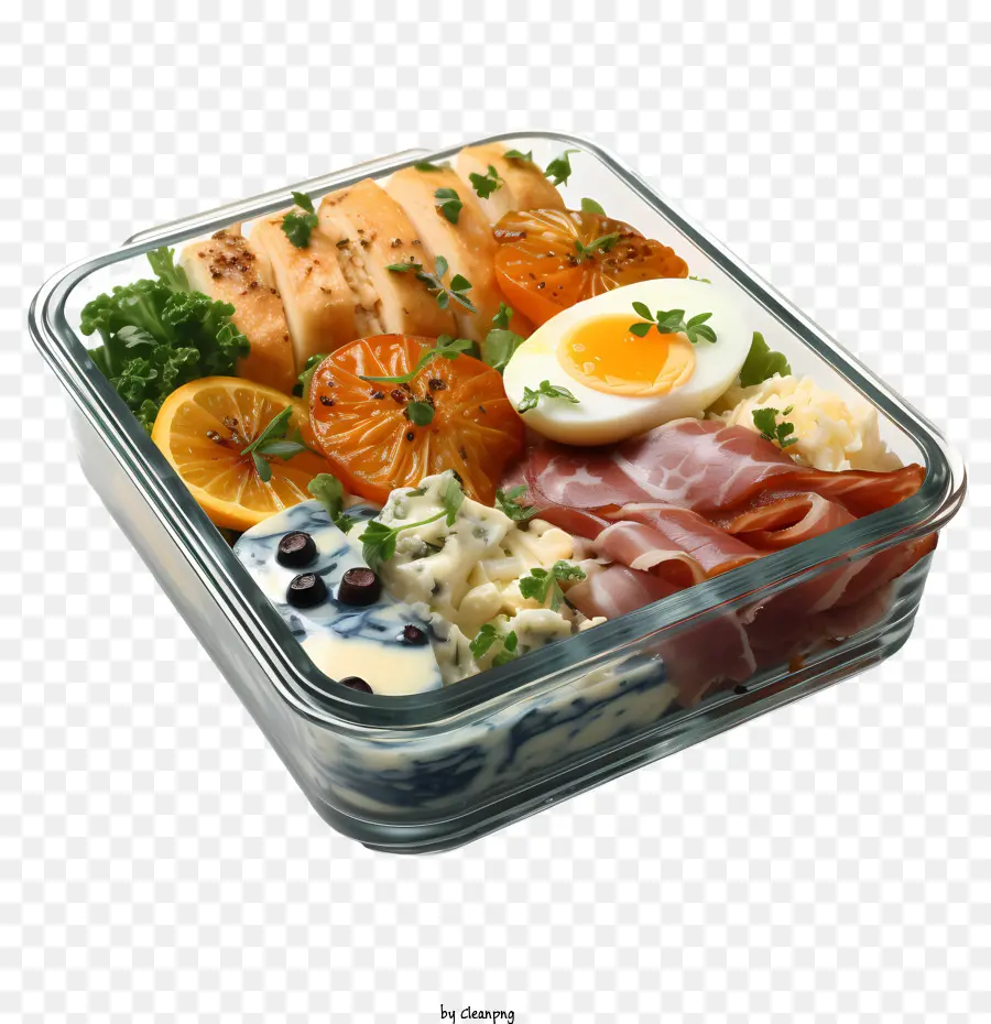 Caja Bento，Plato De Comida PNG