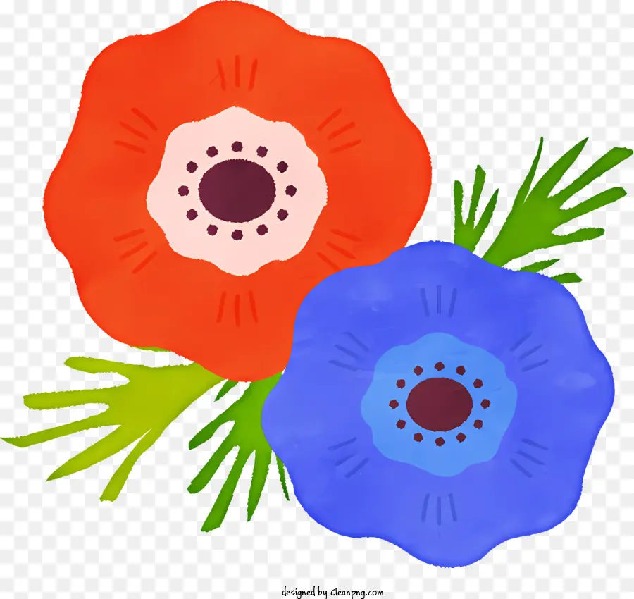 La Historieta，Las Flores De Color Rojo PNG