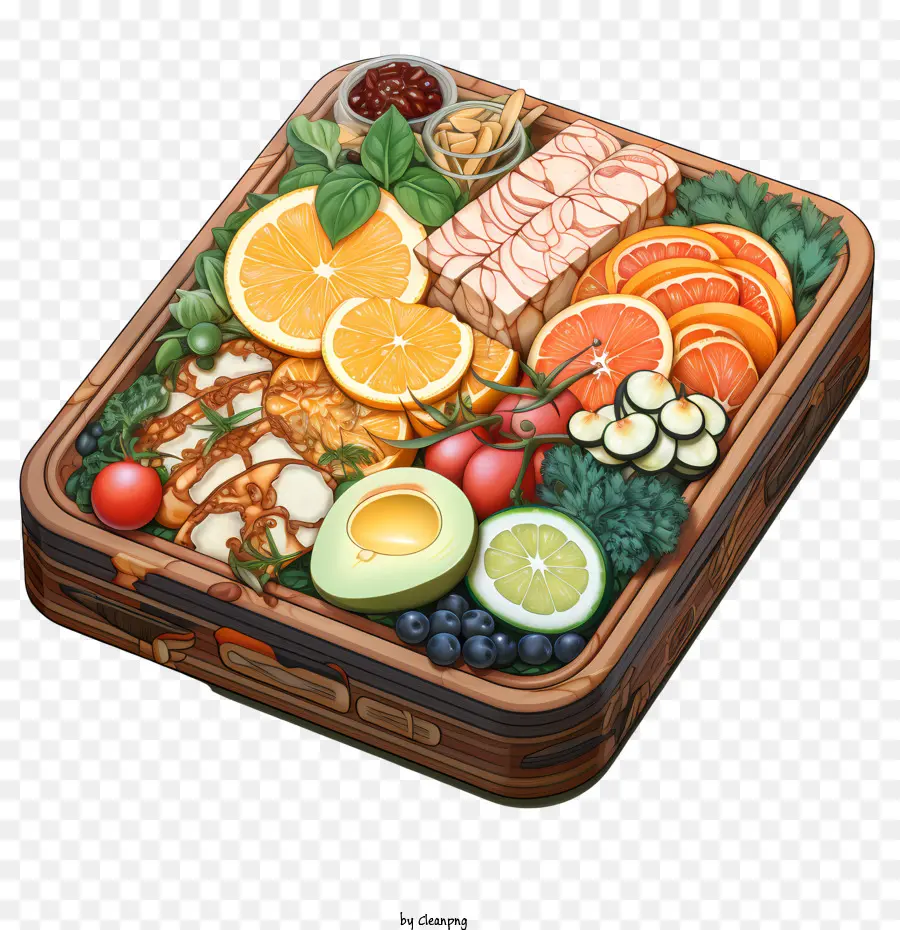 Caja Bento，Plato De Verduras PNG