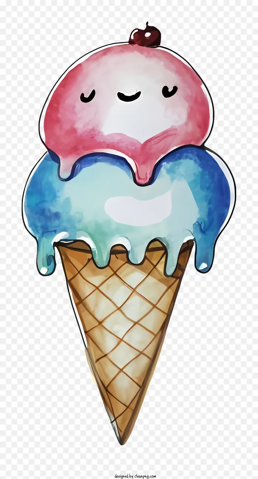 La Historieta，Cono De Helado De Dibujos Animados PNG