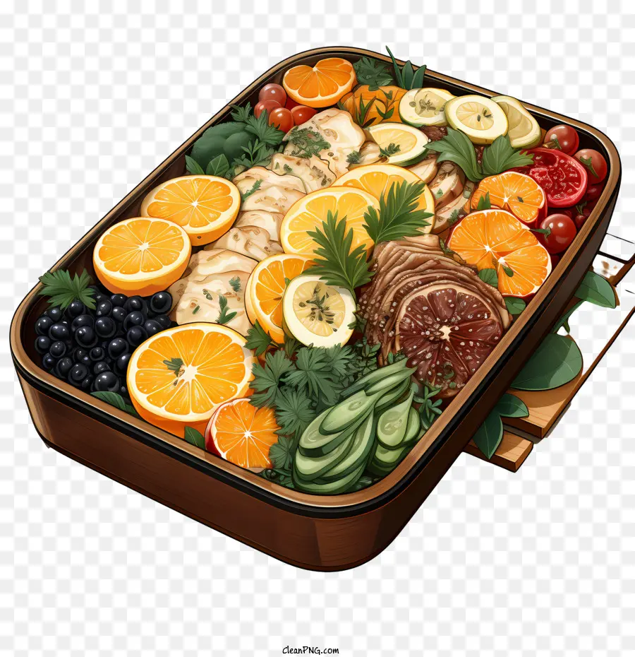 Caja Bento，Bandeja De Comida PNG