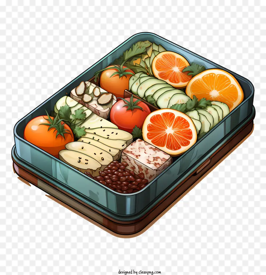 Caja Bento，Ensalada PNG