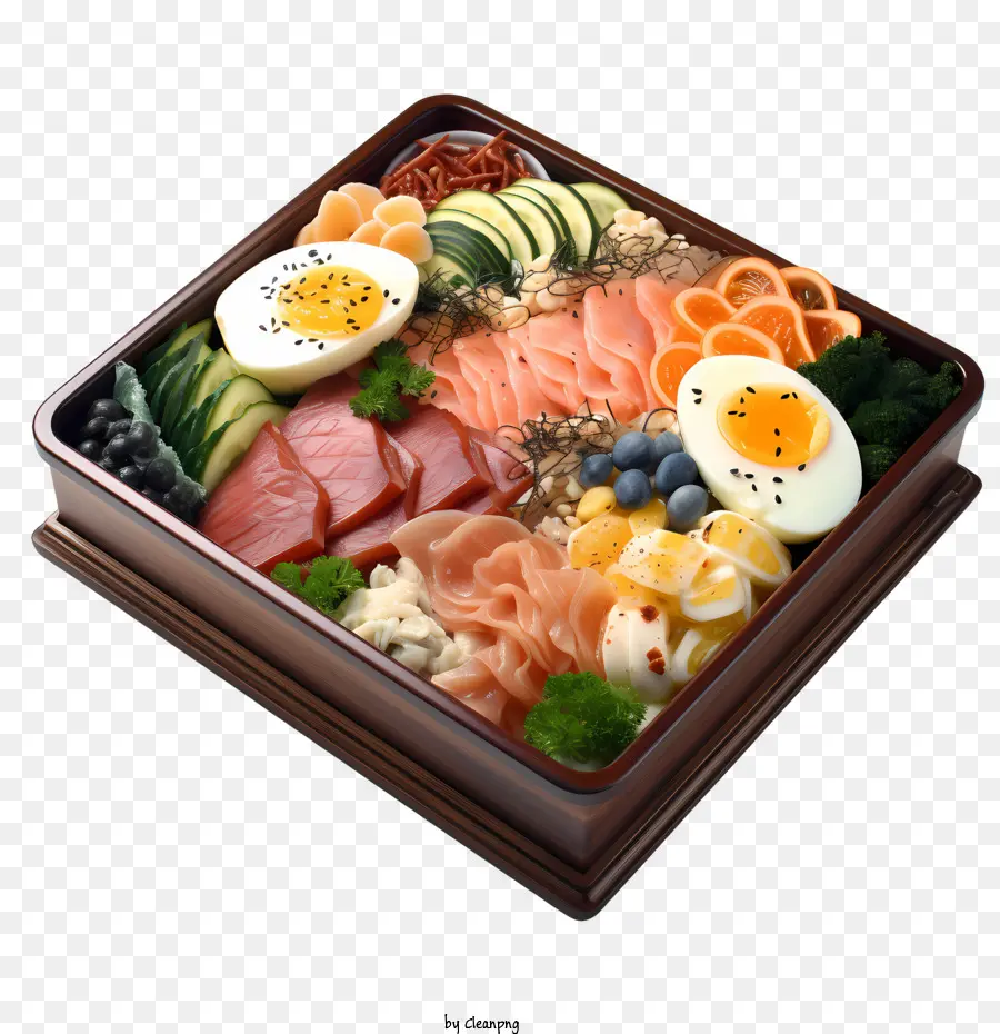 Caja Bento，Sushi PNG