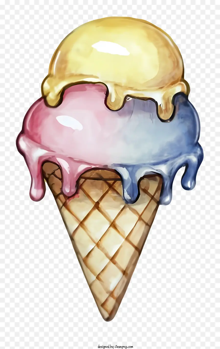 La Historieta，Cono De Helado PNG