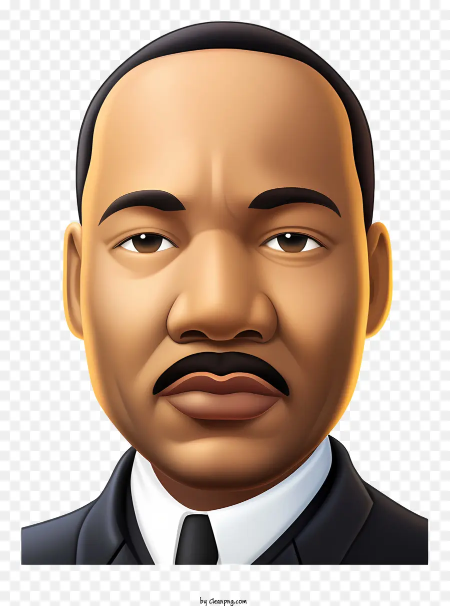 Martin Luther King Jr Día，Hombre Con Traje Negro PNG