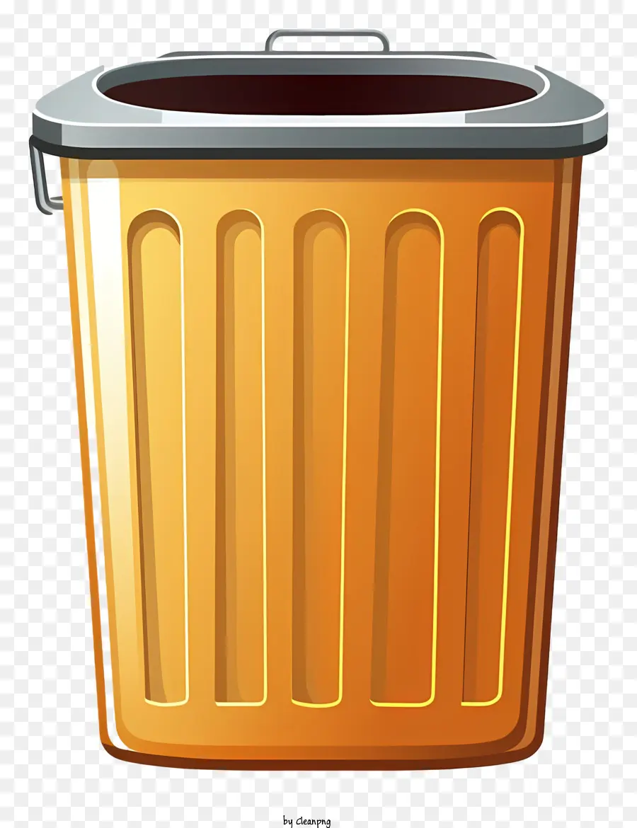 Trash Can Vector Icon，Contenedor De Desechos De Metal PNG