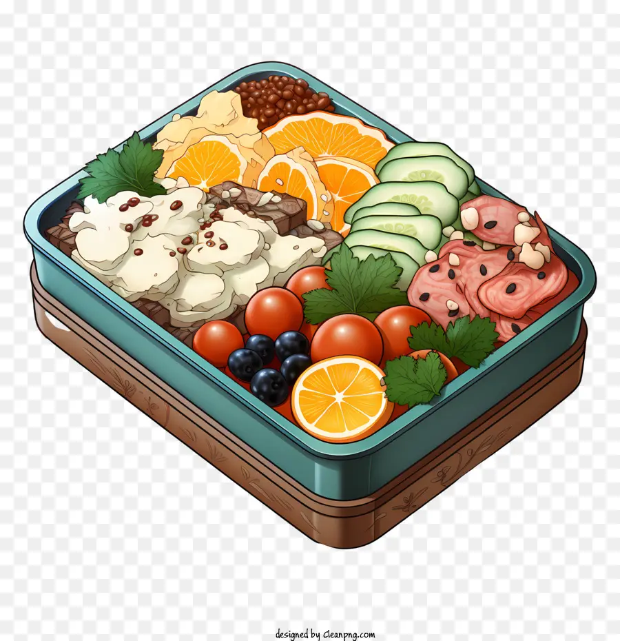 Caja Bento，De Alimentos PNG