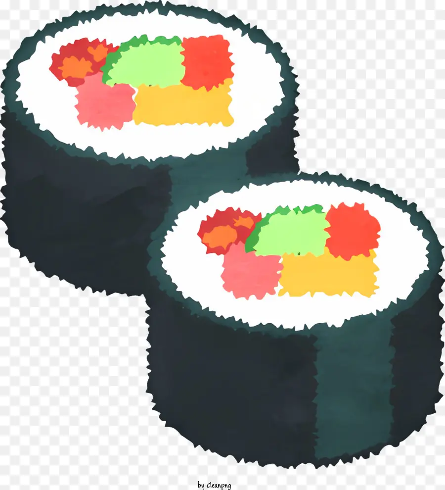 La Historieta，Rollos De Sushi PNG