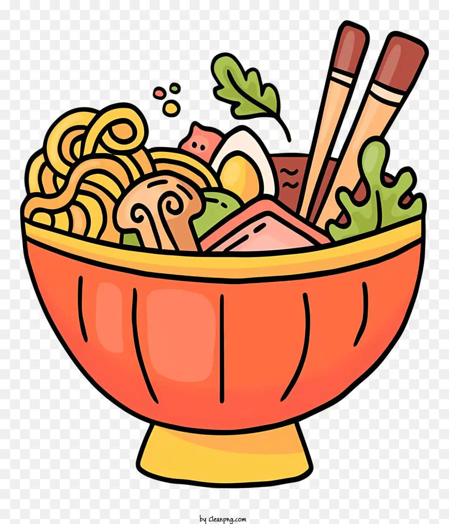 De Comida Coreana，Fideos PNG