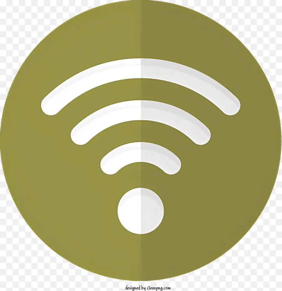 Wifi Símbolo，Círculo Verde PNG