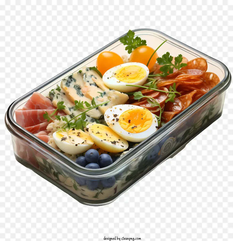 Caja Bento，Recipiente De Vidrio PNG