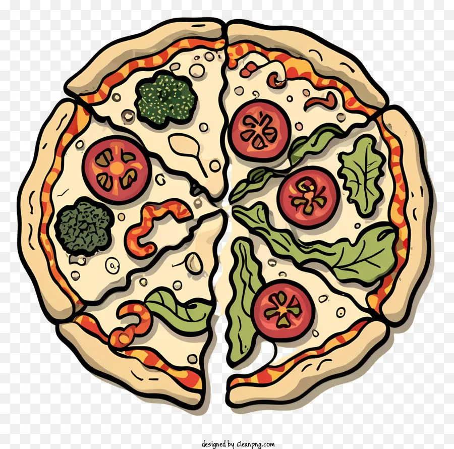 Dibujos Animados，Pizza PNG